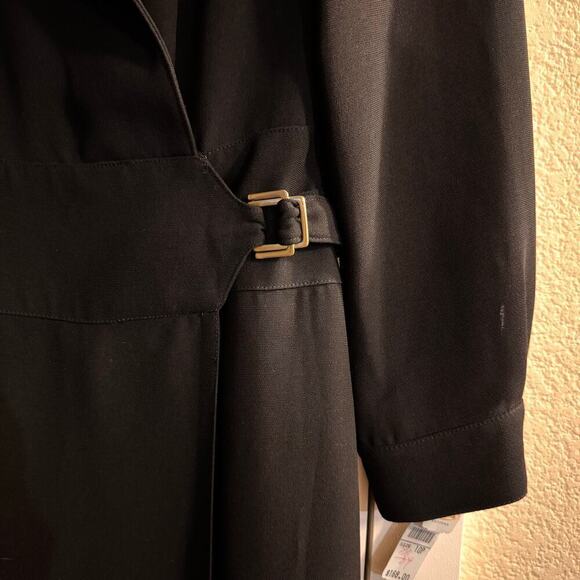 NWT Vintage Talbots Faux Wrap Sheath Dress Crepe Classic Career Business Size 10 - Picture 5 of 7